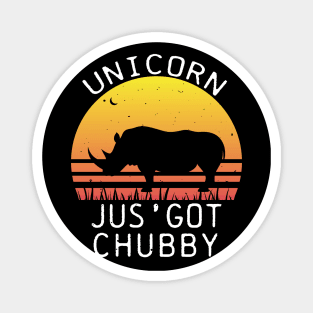 Chubby Unicorn Rhino Gift Magnet